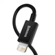Кабель Baseus Superior Series Fast Charging Data Cable USB to iP 2.4A 2 м Black (CALYS-C01) - изображение 6