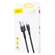Кабель для iPhone 0,5м. USB to Lightning 1.5A Cafule, Baseus для зарядки и передачи данных (CALKLF-A19) - изображение 6