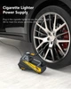 Автокомпресор портативний з автостопом та яскравим ліхтарем CarSun C3012, 150 PSI, 30л/хв (C3012) - изображение 2