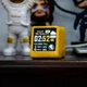 Настольная умная метеостанция с Wi-Fi с цифровым дисплеем погода/температура/влажность/время/будильник USB Type-C Желтый - изображение 3
