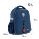 Рюкзак шкільний каркасний Kite College Line boy K24-555S-4 35x26x13 см 798 г синій - зображення 2
