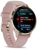 Смарт-часы Garmin Venu 3S Soft Gold S. Steel Bezel w. Dust Rose Case and S. Band (010-02785-03) - изображение 2