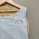 Майка Primark дитяча в смужку 128 см (7-8 років) блакитна, біла - изображение 2