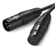Аудіо кабель UGREEN AV130 Cannon Male to Female Microphone Extension Audio Cable 1m (Black)(UGR-20708) (UGR-20708) - зображення 1