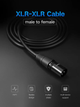 Аудіо кабель UGREEN AV130 Cannon Male to Female Microphone Extension Audio Cable 1m (Black)(UGR-20708) (UGR-20708) - зображення 2
