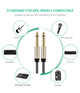 Аудіокабель UGREEN AV128 6.5mm Male to Male Audio Cable Gray 2m (UGR-10638) - зображення 5