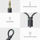 Аудиокабель UGREEN AV109 3.5mm Male to 2RCA Female Cable 25cm (Gray)(UGR-10547) UGR-10547 - изображение 7