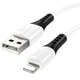 Кабель Hoco X82 USB – Lightning 2.4 А 1 м білий - изображение 3