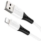 Кабель Hoco X82 USB – Lightning 2.4 А 1 м білий - изображение 4