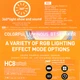 Портативная Bluetooth-колонка Hoco HC8 Pulsating colorful luminous wireless speaker White - изображение 4