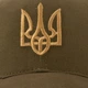 Кепка VILSS ГЕРБ+UA VBC-06-GUA-BR10-2207-S 57-59 Хаки/Золото - изображение 3