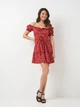 Платье короткое летнее женское Ariadna 7038 One Size Красное (ROZ6501011383) - изображение 2