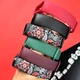 Силиконовый ремешок MRK для фитнес браслета Xiaomi Mi Band 7/6/5 черный с рисунком Вышиванка с металлической кнопкой (mrk3186) - изображение 7