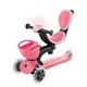 Самокат с сиденьем 3 в 1 Globber GO-UP Baby 360 Lights Pink (844-210) - изображение 4