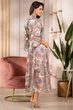 Длинный шелковый халат Mia-Amore 3869 2XL/3XL Принт - изображение 4
