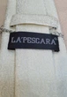Краватка Lapescara Білій перламутр 156х8 см 200018 - изображение 2