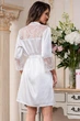 Шовковий жіночий халат Mia-Amore 3673-1 40(XS) Білий - зображення 3