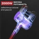 Ручной вертикальный пылесос SOKANY SK-3391 2000 Вт колбовой с циклонным фильтром без мешка l аккумуляторный пылесос с LED подсветкой l Красный - изображение 5