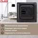 Тепла підлога Flex 175Вт/м² нагрівальний мат під плитку 15 м²/2625Вт з механічним терморегулятором RTC чорний - зображення 3