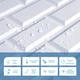 Декоративная ПВХ панель Sticker Wall белый клинкерный кирпич 960х480х4мм SW-00001431 - изображение 4