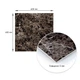 Декоративна плита ПВХ Sticker Wall сірий темно-сірий мармур 600 х 600 х 3mm (S) SW-00001628 - зображення 3