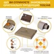 Подставка органайзер для телефона Teslyar держатель с тремя крючками для очков часов канцелярии из дерева Ясеня (PH3002) - изображение 6