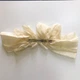 Бант для волос на заколке заколка шпилька Honey Fashion Accessories светло-бежевый (12-29) - изображение 4
