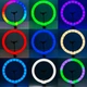 Кільцева світлодіодна Led RGB Лампа 30 см із затискачем для телефону діаметром 12" MJ30 Чорний - изображение 10