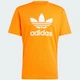 Футболка хлопковая длинная мужская Adidas Trefoil T-Shirt IR8000 L Оранжевая (4066759630697) - изображение 6