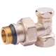 Кран радиаторный Fado New 1/2"x1/2" угловой нижний, латунь, РВ-РН (RN02) - изображение 1