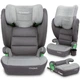 Качественное детское примиум автокресло Kidwell Weston I-Size ISOFIX 100-150см dark grey - изображение 2