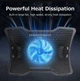 Охлаждающая подставка для ноутбука 10-15 дюймов Pccooler N-133 BLUE LED 1300 RPM - изображение 2