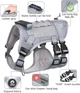 Нейлоновый тактический жилет для собак Nylon Heavy Duty Dog Tactical Vest Grey M Серый - изображение 5