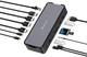 USB-hub Verbatim CDS-15 USB Type-C do 2 x USB Type-C/USB Type-A 2 x HDMI/RJ45/SD 15-portowy Grey (VB32171) - obraz 1