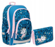 Рюкзак Hama Blue Unicorn з пеналом 38 x 26 x 18 см 15 л Blue (4047443447920) - зображення 1