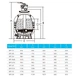 Пісочний фільтр для басейну Emaux MFV35, 30 м.куб/год, завантаження 430 кг - зображення 2