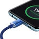 Кабель USB Type-C > USB Type-C Baseus Crystal Shine Series Fast Charging 100W 1.2m (CAJY000603) Blue - изображение 4
