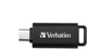 Pendrive Verbatim 128GB USB 3.2 / Type-C Black (023942494591) - obraz 1