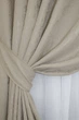 Комплект готовых штор VR-Textil Лен мрамор Pavliani № 1177ш Серо-бежевый 100х270 см 2 шт (31-460) - изображение 5