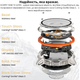 Умные Smart часы Kospet TANK T3 Ultra - GPS противоударные водонепроницаемые Military Titanium (001438788) - изображение 8