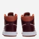 Женские кроссовки для баскетбола Jordan Air Jordan 1 Mid Wmns BQ6472-200 36.5 Бордовый/Белый (196975655021) - изображение 3