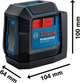 Лазерний нівелір Bosch Professional GLL 12-22 G з батарейками та чохлом (0601065320) - зображення 7