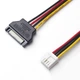 Кабель живлення внутрішній Lucom SATA 15p-FDDpower M/M 0.15m AWG20 різнобарвний(62.09.8279) - изображение 2