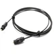 Кабель аудіо оптичний Lucom Toslink 1.5m D=2.2mm CoreD=1.1 чорний(62.09.8008) - зображення 6