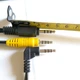 Кабель аудіо-відео Lucom Jack 3.5mm 4pin-RCAx3 M/F 0.25m AV (V-L-R-Gnd) чорний(62.09.8329) - изображение 4