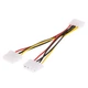 Кабель живлення внутрішній Lucom MoleX 1x2 M/F (Splitter) 0.20m 4pin Y-form(62.09.8003) - зображення 3