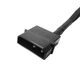 Кабель живлення внутрішній Lucom MoleX-FanPower 3p M/M x2 (2x5V) 0.27m Sleeve(62.09.8297) - изображение 2