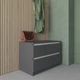 Комод с 2 ящиками R 19 VAYS Дуб сонома + Белый 80х40х53 см - изображение 8