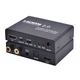 Перехідник аудіо Lucom HDMI-Toslink F/F +RCA/3.5mm 4K@60Hz Extractor чорний(62.09.8065) - зображення 4