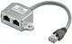 Перехідник мережевий Goobay RJ45 FTP5e 1x2 M/F 0.15m 2xEthernet по 1 кабелю сірий(75.06.8908) - изображение 1
